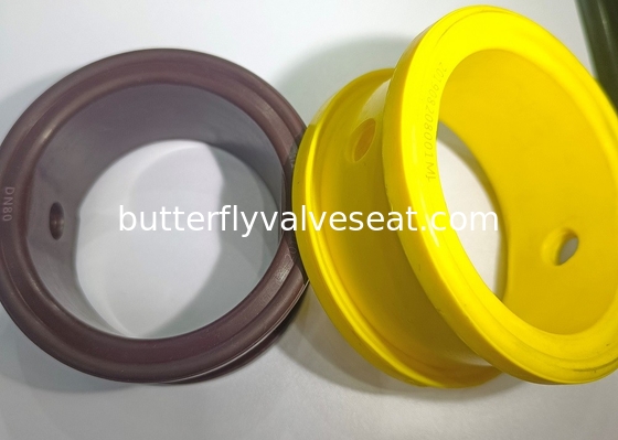 Zusammengestellter Butterfly Valve Gummisitz, Größenbereich 2' - 54'
